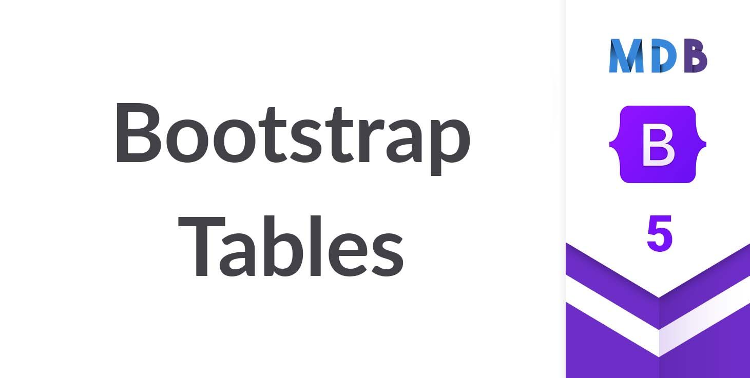 Bootstrap Tables examples tutorial