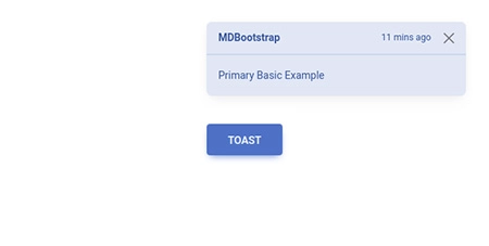 MDB 5 - Bootstrap 5 & Material Design Toasts Component