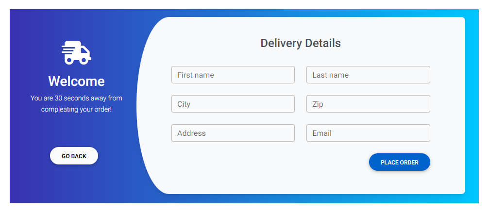Bootstrap 5 Address Form