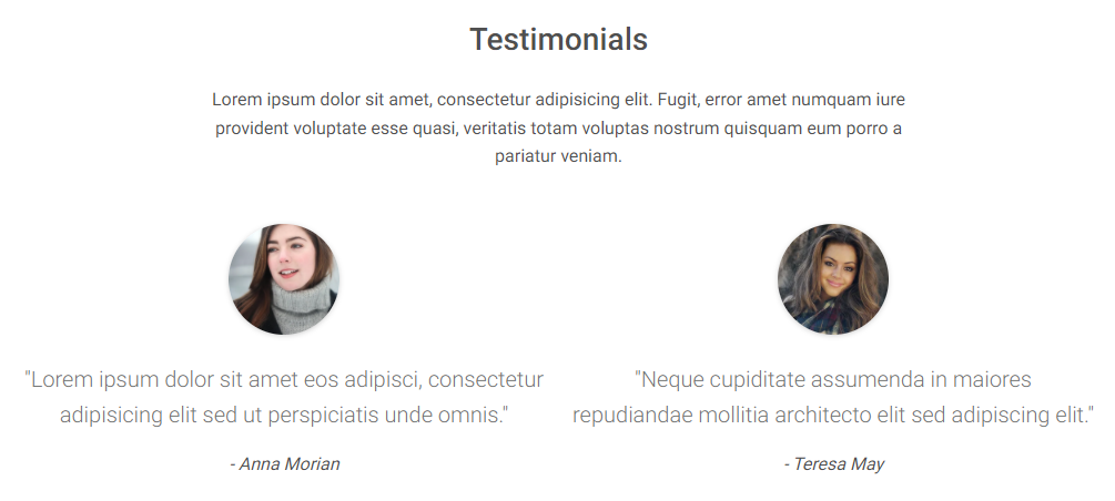 Bootstrap 5 Testimonials