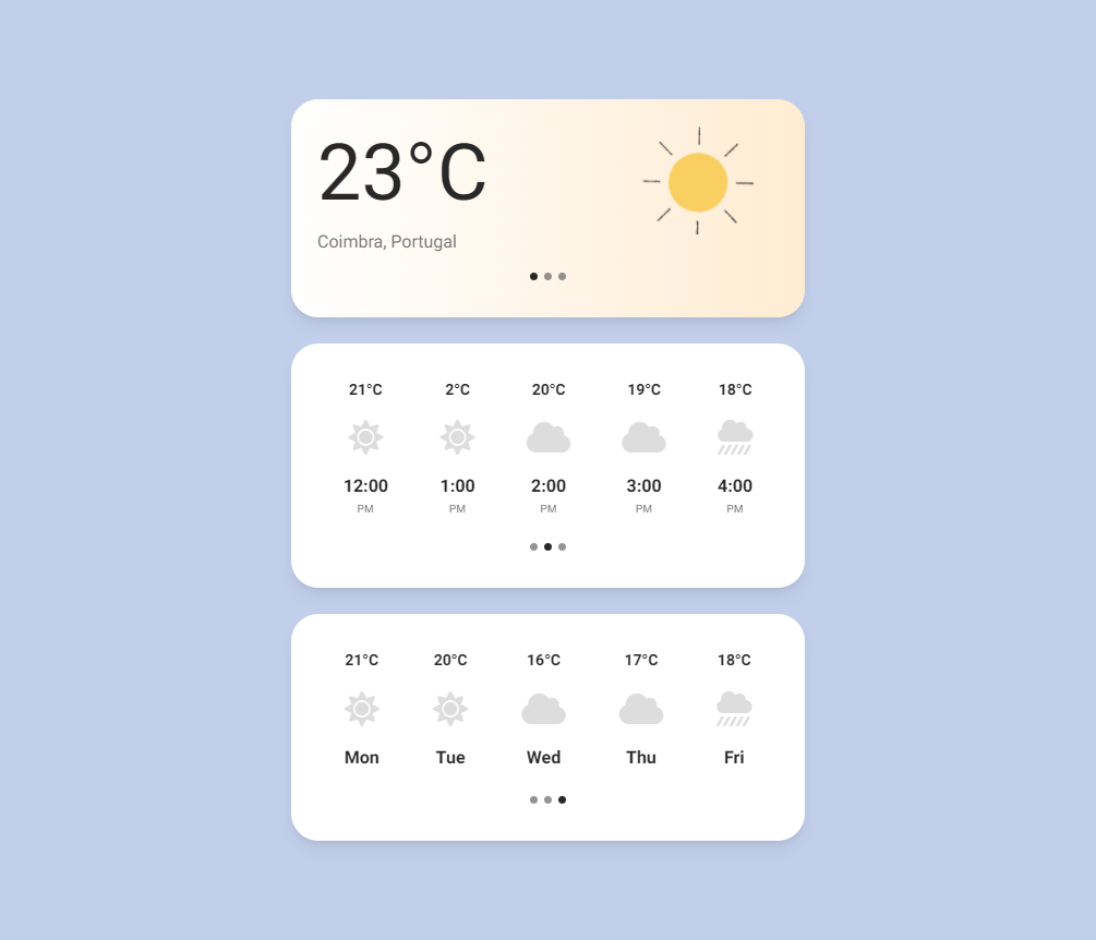 Bootstrap 5 Weather