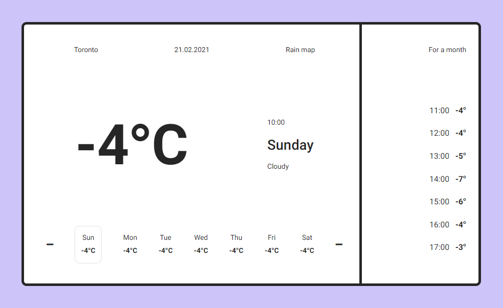 Bootstrap 5 Weather