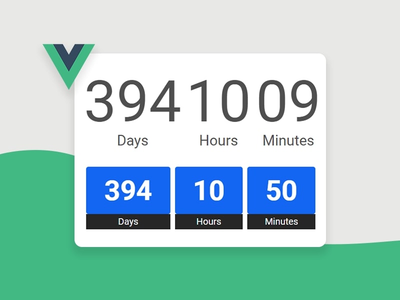 Vue Countdown Bootstrap