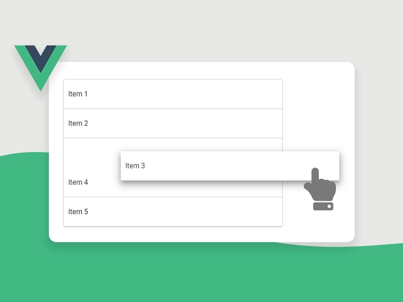 Vue Drag and Drop Bootstrap