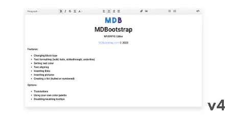MDB 5 - Bootstrap 5 & Material Design Modal Design Block