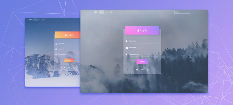 Templates - Material Design for Bootstrap