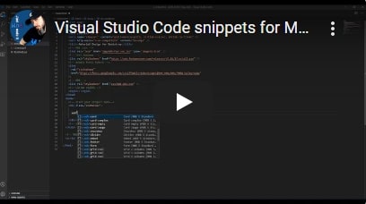 visual studio code snippets