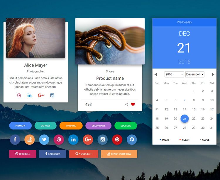 Components made with MDB