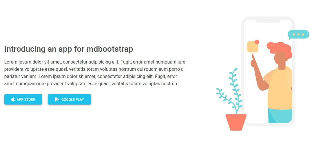 Bootstrap 5 Landing Page Download Design Block