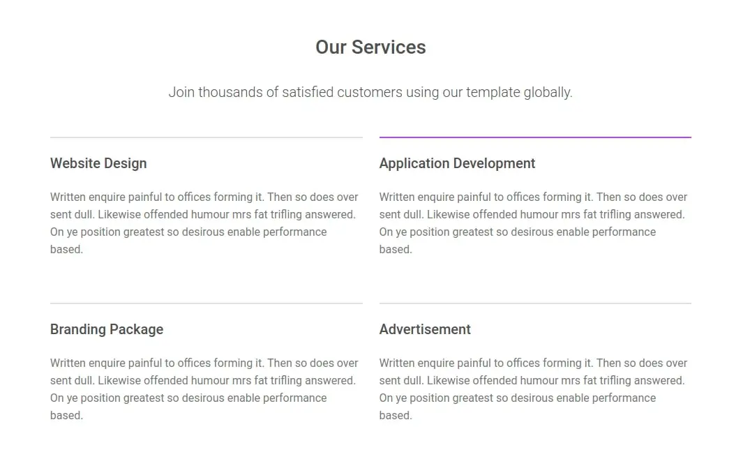 Bootstrap 5 Landing Page Service Design Block