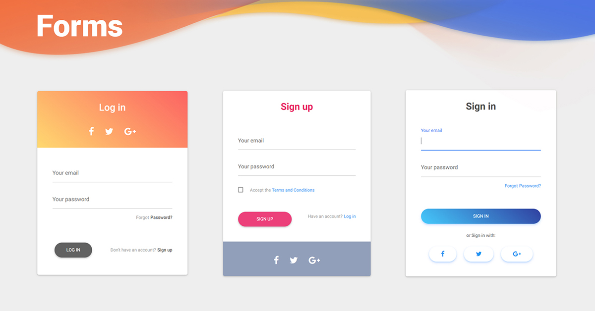 Login Form Design In Windows Application, Bootstrap Forms Examples Tutorial Basic Advanced Usage Material Design For Bootstrap, Login Form Design In Windows Application