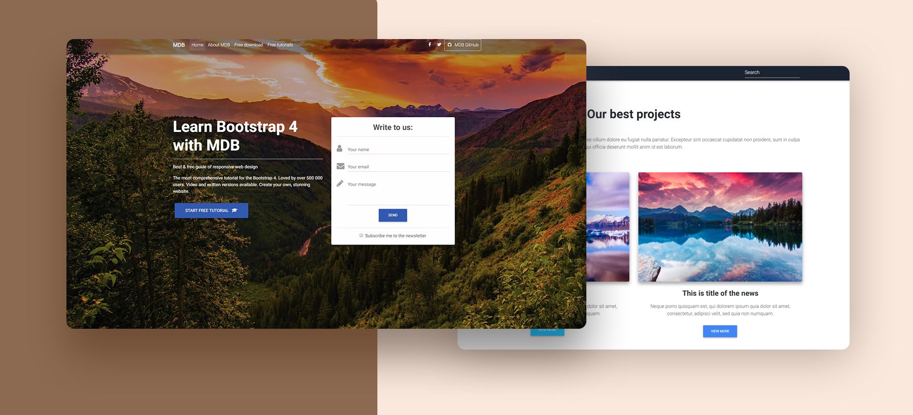 Material Design for Bootstrap